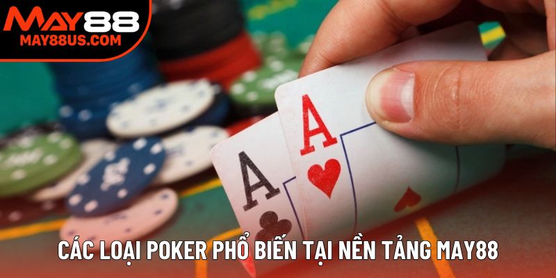 Các loại poker phổ biến tại nền tảng May88